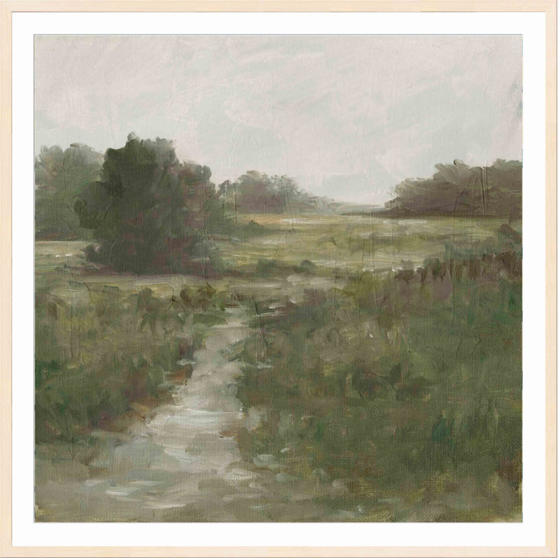 Tranquil Fen I by Ethan Harper, 41.8" H x 41.8" W x 1.18" D, Maple