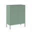 Armoire d'appoint en métal vert sauge 32 po Naomi-727709326