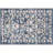 Helen Traditional Oriental Navy Polyester Rectangle Area Rug-1749611899