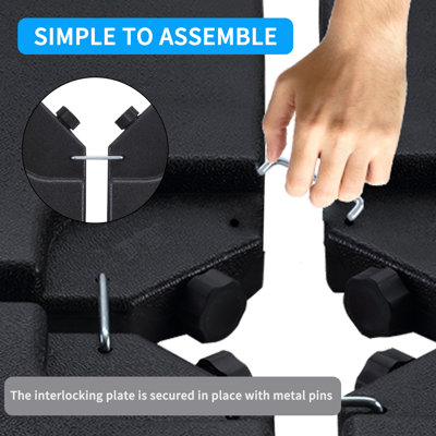 Base de parasol autoportante en plastique