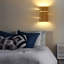 Solid Wood Flush Mounted Sconce