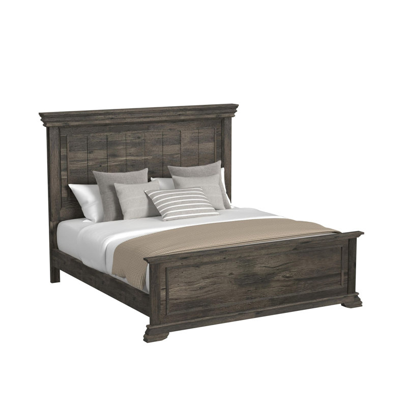 Dree Panel 3PC Bedroom Set In Charcoal, King