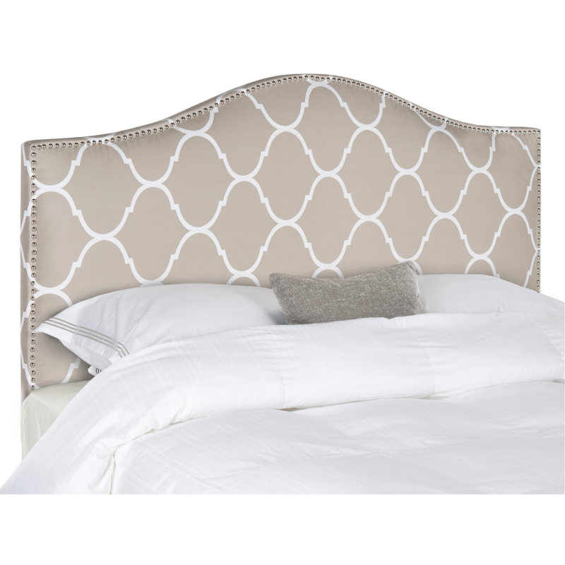 Upholstered Headboard, Full, Pearl Gray
