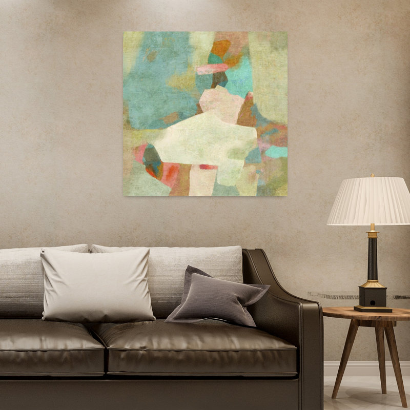 Bedtime Story Abstract Art contemporain, H 32 po x l 32 po