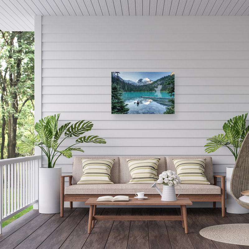 Décoration murale d'extérieur toutes saisons Pierre Leclerc «Natural Beautiful British Columbia», L 32 po x H 22 po