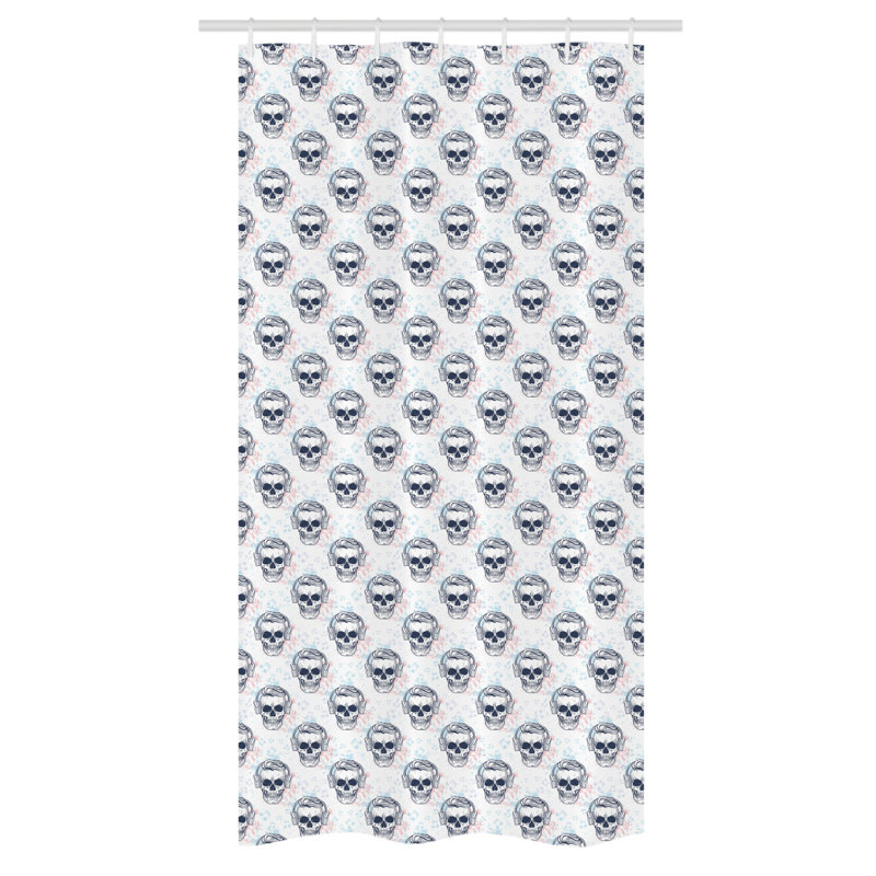 Evamae Shower Curtain with Hooks Included, 72" H x 36" W
