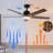 Kyriakos 52'' Ceiling Fan with LED Lights