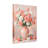 Plants & Flowers Roses In Vase With Floral Pattern-481917859