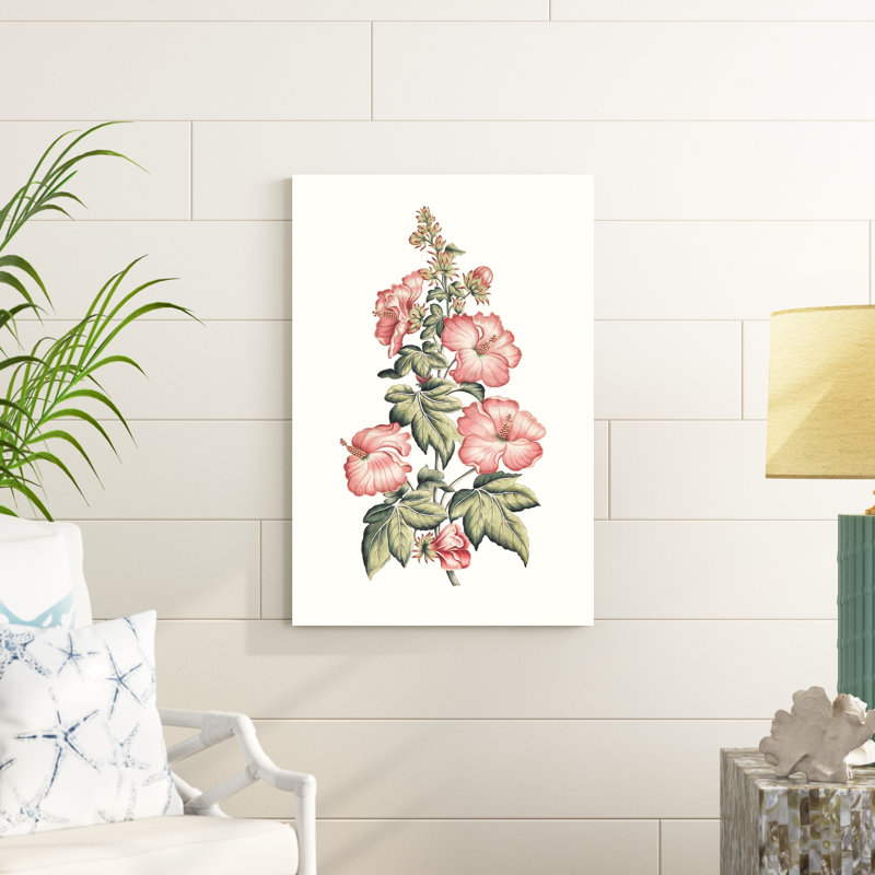 Hibiscus en fleurs II, H 36 po x l 24 po