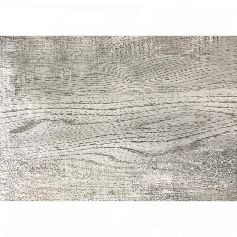 Petite table de salle à manger rectangulaire - Stratifié gris, contemporaine, Gris