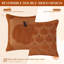 Housses de coussin d'automne 50x50 cm, ensemble de 2, réversibles, motif citrouille orange brûlé, en peluche brodée en 3D. Idéales pour le divan, le fauteuil ou la véranda ; une touche bohème et champêtre automnale parfaite. Cadeau idéal pour Thanksgiving.-136995794
