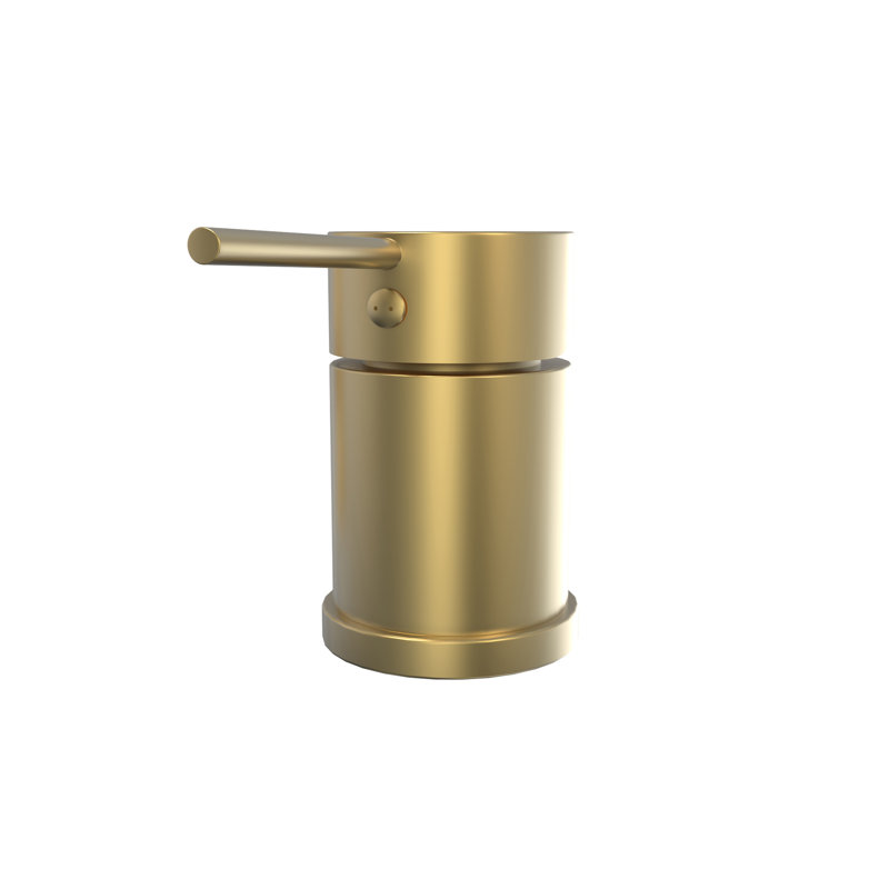 Montego Bathroom Tub Filler with Handshower, Brushed Brass