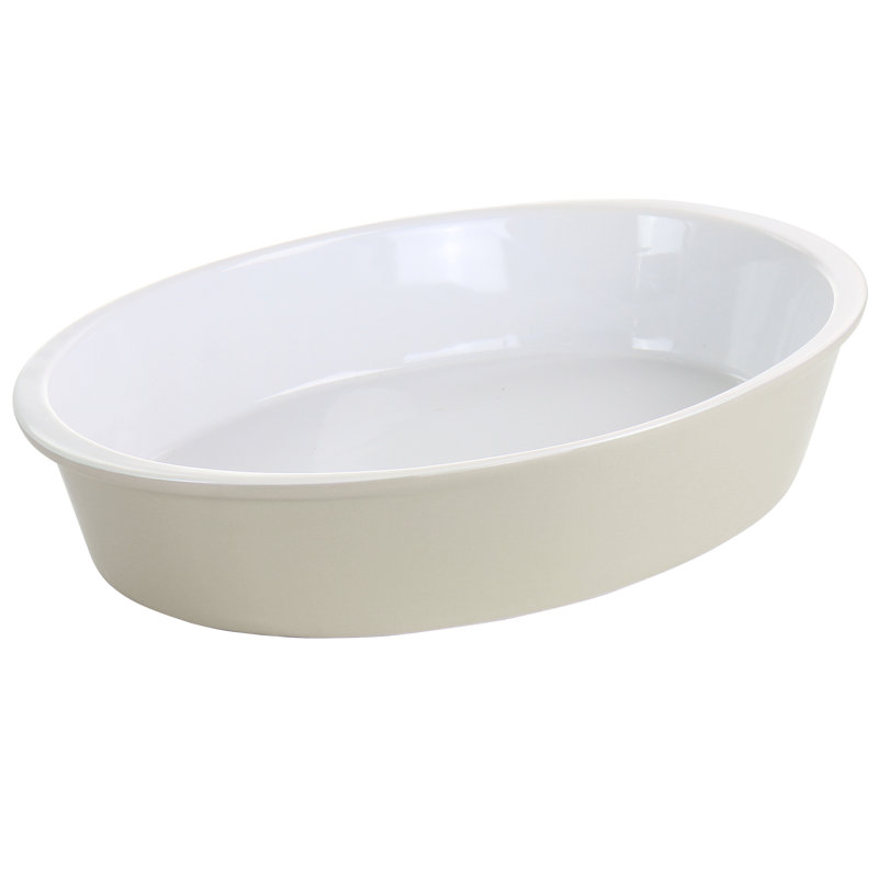 Martha Stewart 1,3 pte Grès ovale boulanger, Beige