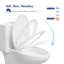 Toilette une pièce fixée au sol à hauteur de chaise Dublin 1,1 / 1,6 GPF (siège inclus)