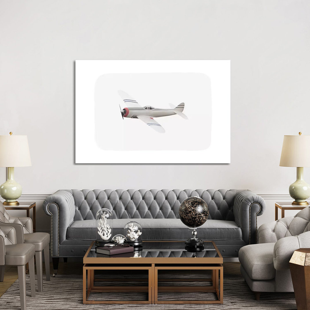 Vintage Plane II by Leah Straatsma - Wrapped Canvas Painting
