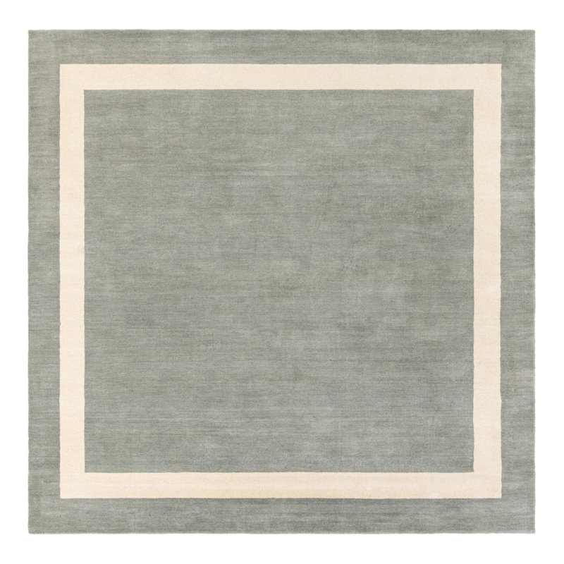 Tapis en laine naturel Jill Zarin Somerset, Carré 7 pi 10 po