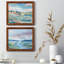 Vue pastorale - Ensemble de 2 peintures sur toile encadrées-716419608-716419613