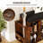 Shoe Storage Bench w/Umbrella StandPadded Seat Adjustable & Removable Shelves