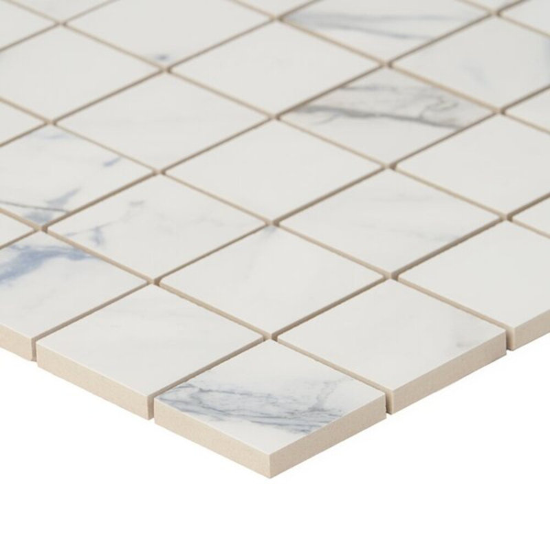 Calacatta Azur 2X2 Matte Porcelain Mosaic