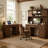 2‑Piece Farmhouse Computer Desk & Executive Desk Set,withCharging Station-1640831527