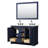 Avery 48 " W Freestanding Standard Double Vanity Bathroom Vanity With Marble Top-80203257-97811708