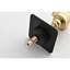 Master Shower Volume Control - 3.58 In. Depth, Corrosion Resistance, Brass, Rust Proof, Matt Black Finish & Protection, 2.2 Height, Brass Valve,