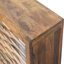 Solid Wood Rectangle Accent Cabinet