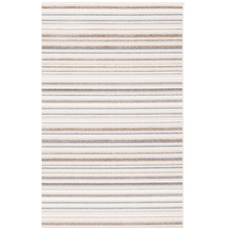 Tapis d'intérieur / extérieur à rayures Mcknight Performance, Tapis de couloir 2 pi 2 po x 7 pi