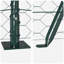 Hexagon Fence Green Steel-1341268768