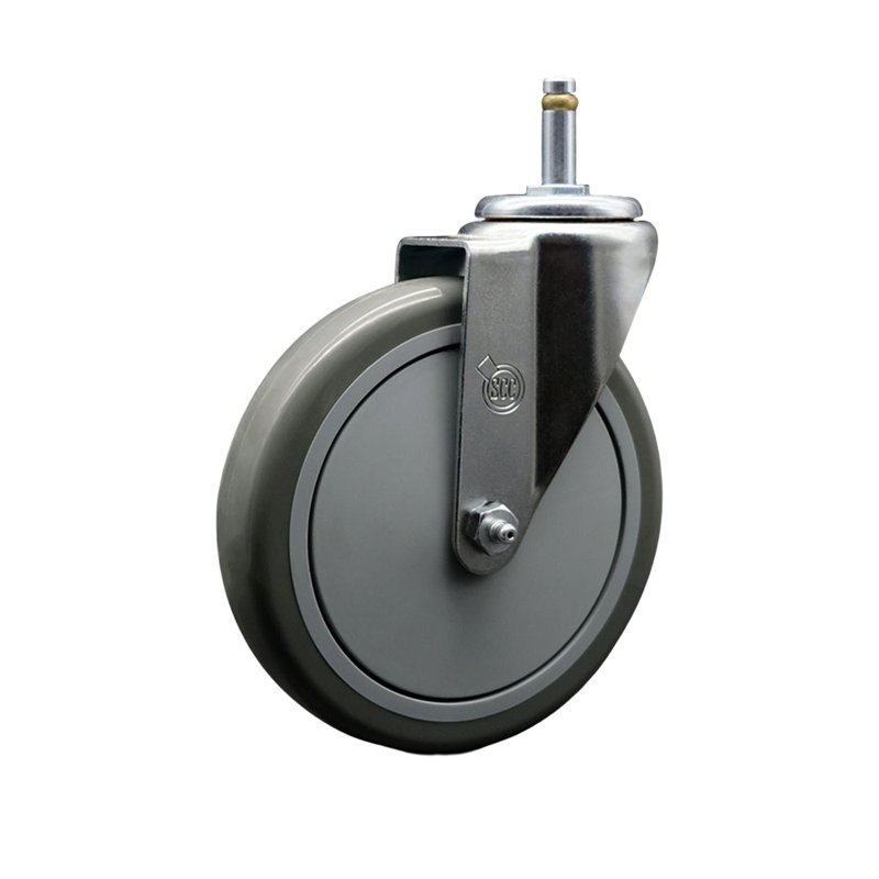 Polyurethane Swivel Grip Ring Stem Caster