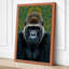Dignified Gorilla Portrait Modern - Wrapped Canvas-645096882-645096895