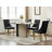 Rayon Cloth Flocking Chenille Dining Chairs Channel Kitchen Dinner Chair Comfy Fabric Upholstered Accent Chair For Dining Room With En Stainless Steel Plating Legs,Set Of 2-897679002