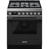 SMEG Portofino 30" 3.6 cu ft. Freestanding Dual Fuel Range