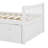 Daybed with Hidden Trundle and Drawers, Combines Comfort and Storage-2092768209