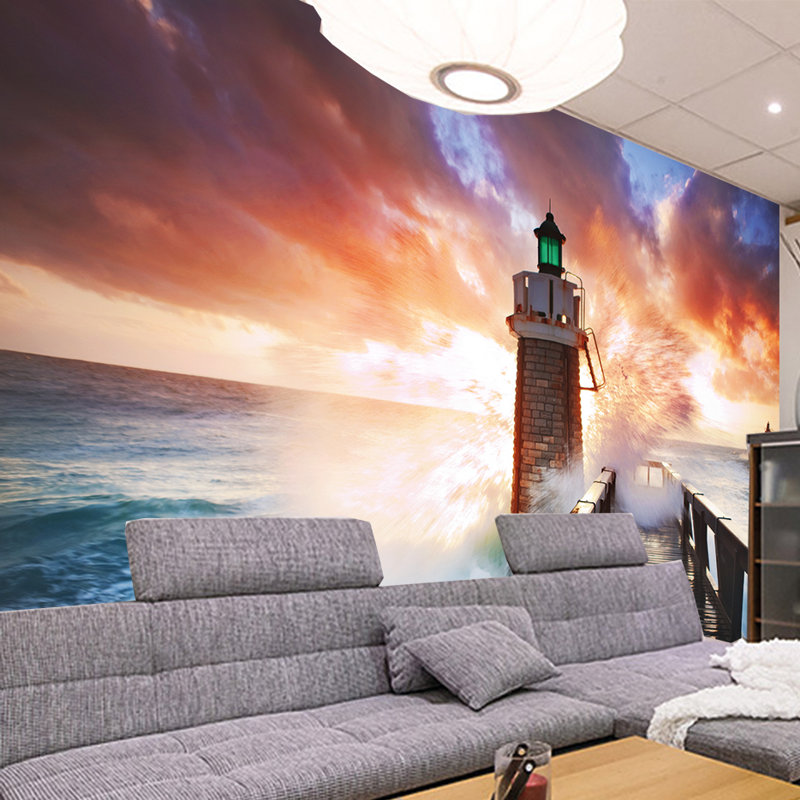 Lighthouse 3.5m x 250cm 7 Piece Wallpaper