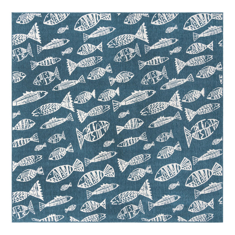 Tapis intérieur / extérieur d'extérieur Coastal, Carré 10pi