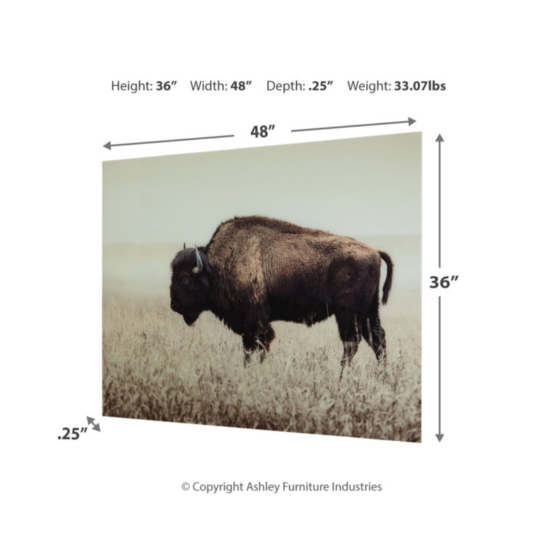 Brutus Wrapped Canvas Print