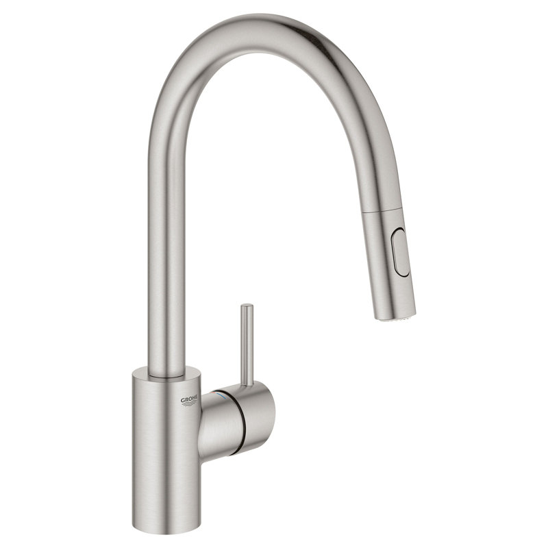 Concetto™ Single Handle Kitchen Faucet with Accessories, Does Not Apply, SuperSteel Infinity