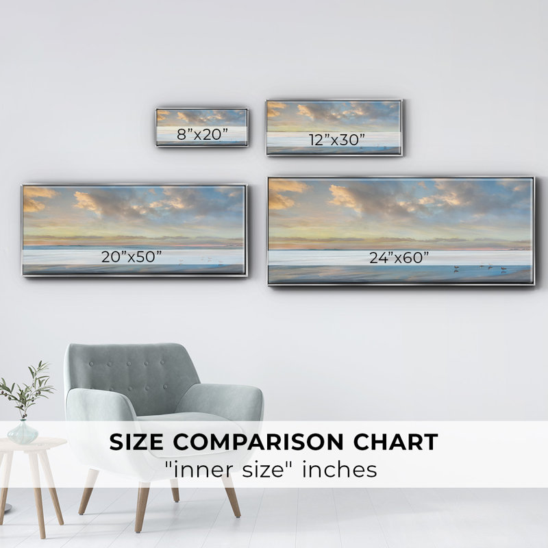 Toile encadrée «Perfect View Malibu», H 8 po x l 20 po