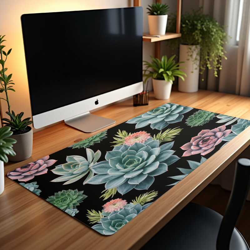 Polyester Desk Pad, 14.4x12.1