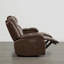 Canapé inclinable électrique en cuir véritable Zachery-733383978-733383977