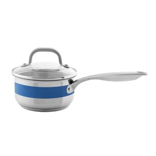 Chantal 1Qt. Ceramic Coated Saucepan w/lid - Abundant Kitchen