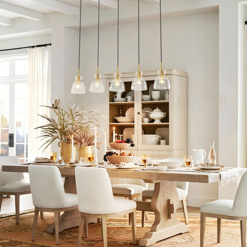 Luminaire suspendu pour cuisine 5 lumières