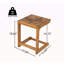 Table d'appoint en bois d'acacia