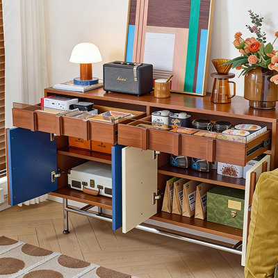 Buffet style rétro minimaliste français
