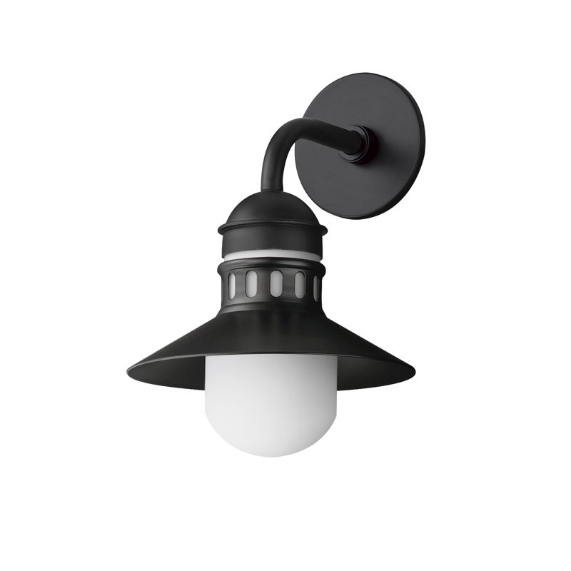 Applique murale en aluminium Clarendon, Noir, H 14,5 po x l 9,75 po x P 11,25 po