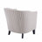 Upholstered Stripe Barrel Chair