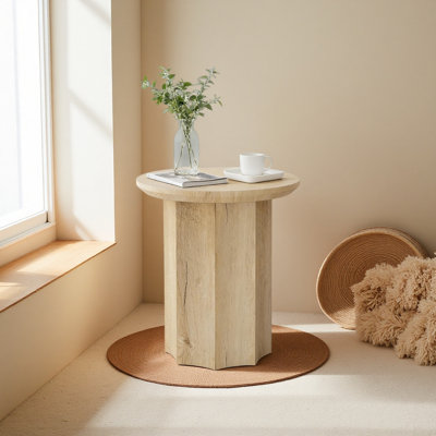 Drink Table,Round Side Table,Elegant End Table