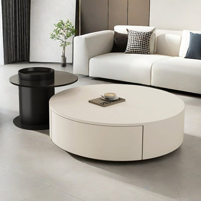 Table basse moderne simple ronde