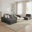 Canapé modulaire modulaire avec repose-pieds et repose-pieds-753706686